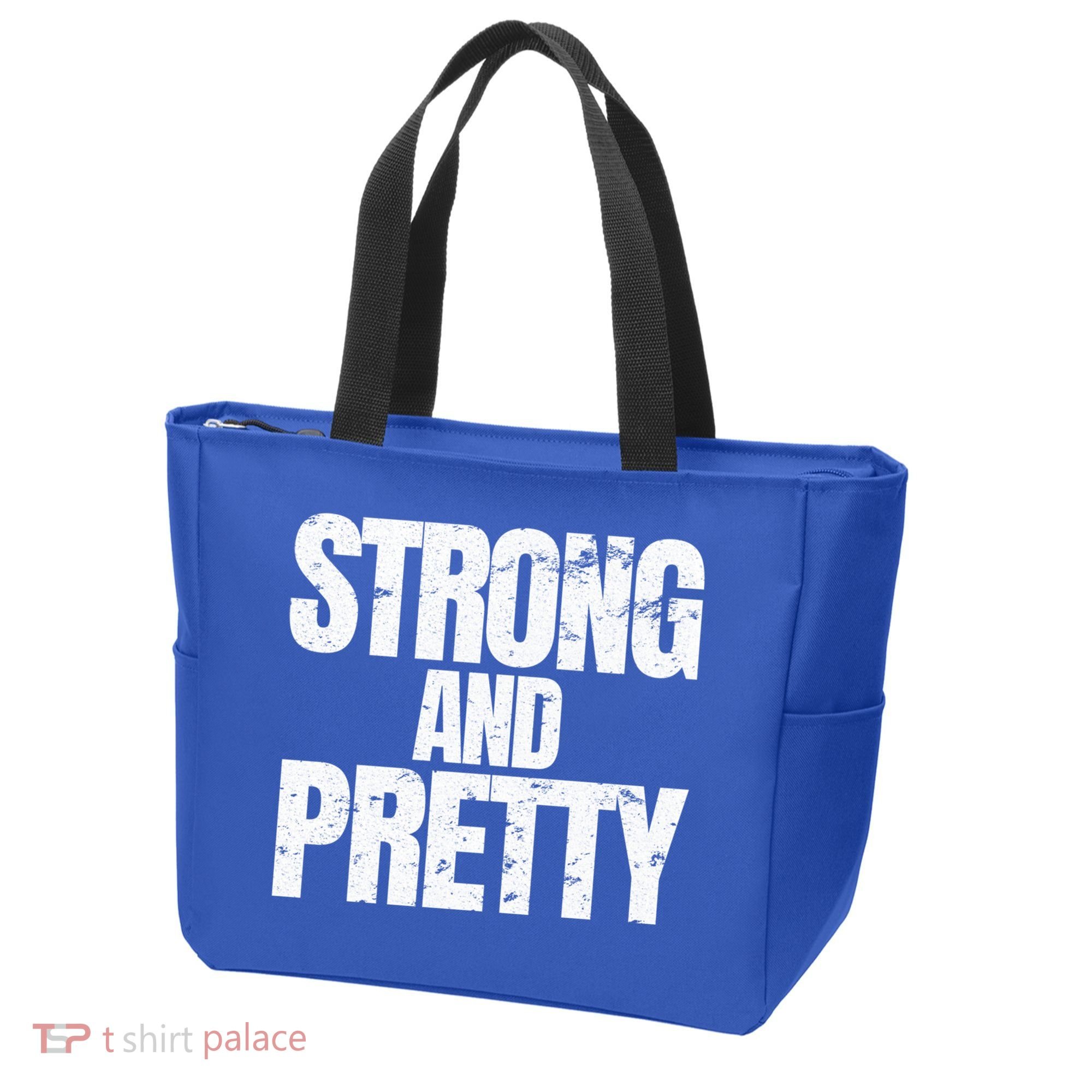 Strong And Pretty Work Out Gym Never Stop Training Cool Gift Tote Bag