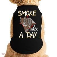 Smoke A Pack A Day Coyote Hunting Jackal Wolf Great Gift Doggie Tank thumb 0