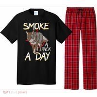 Smoke A Pack A Day Coyote Hunting Jackal Wolf Great Gift Pajama Set thumb 0