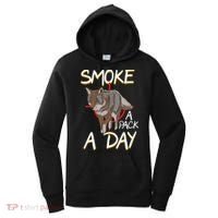Smoke A Pack A Day Coyote Hunting Jackal Wolf Great Gift Women's Hoodie thumb 0
