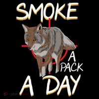 Smoke A Pack A Day Coyote Hunting Jackal Wolf Great Gift Women's Hoodie thumb 2