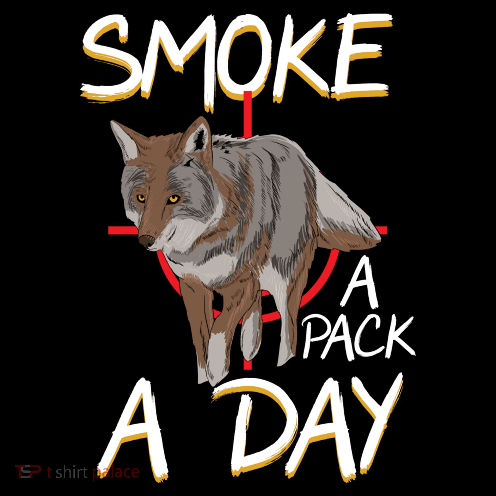 Smoke A Pack A Day Coyote Hunting Jackal Wolf Great Gift Women's Hoodie