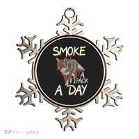 Smoke A Pack A Day Coyote Hunting Jackal Wolf Great Gift Ornament thumb 0