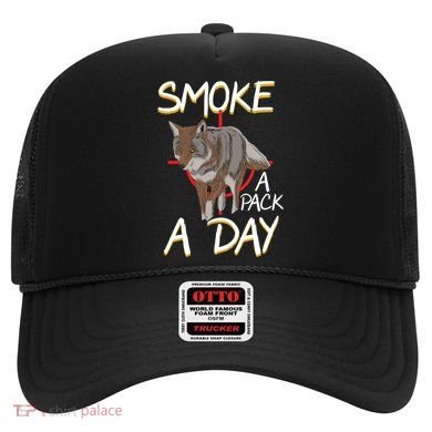 Smoke A Pack A Day Coyote Hunting Jackal Wolf Great Gift Hat