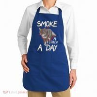 Smoke A Pack A Day Coyote Hunting Jackal Wolf Great Gift Apron thumb 2