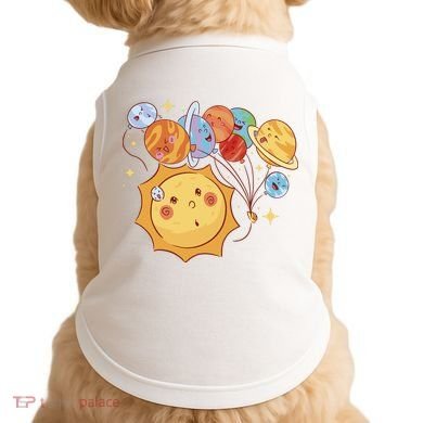 Sun And Planets Cute Galaxy Doggie Tank
