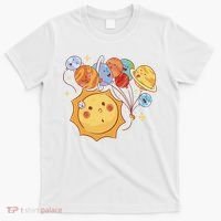 Sun And Planets Cute Galaxy T-Shirt thumb 0