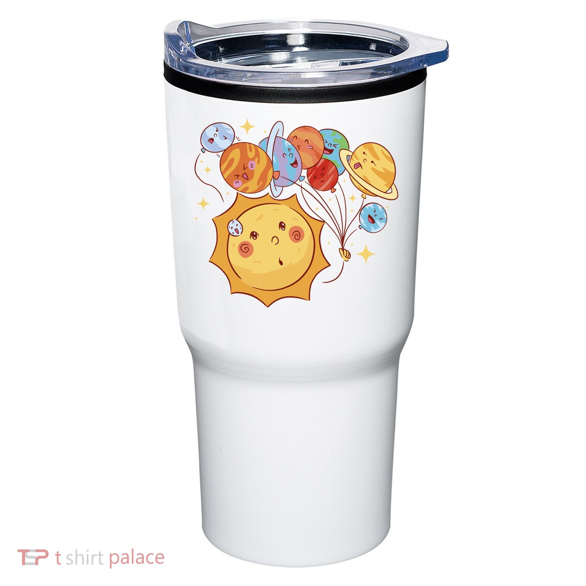 Sun And Planets Cute Galaxy Tumbler