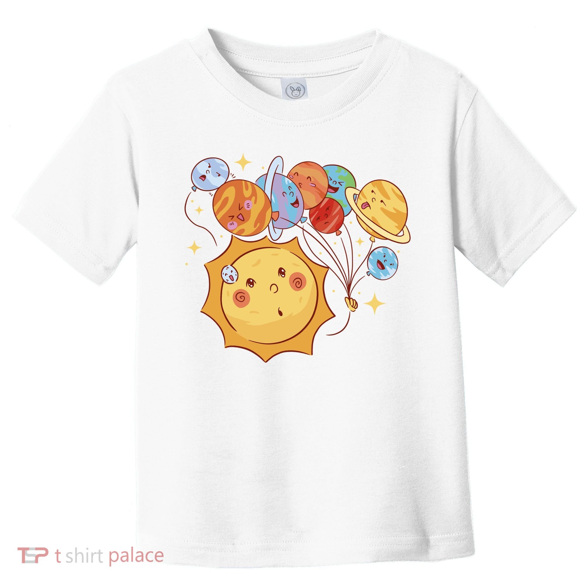Sun And Planets Cute Galaxy Toddler T-Shirt