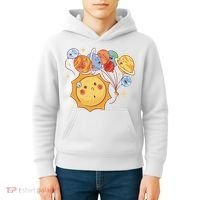 Sun And Planets Cute Galaxy Kids Hoodie thumb 4