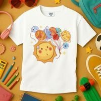 Sun And Planets Cute Galaxy Kids T-Shirt thumb 3