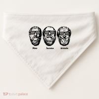 Socrates Aristotle Plato USA-Made Doggie Bandana thumb 0