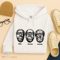 Socrates Aristotle Plato Hoodie thumb 4