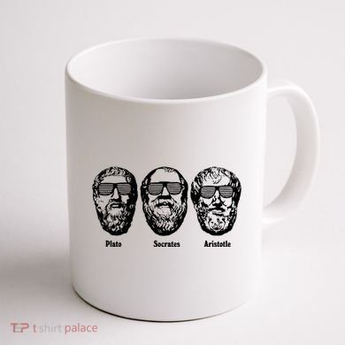 Socrates Aristotle Plato Coffee Mug back