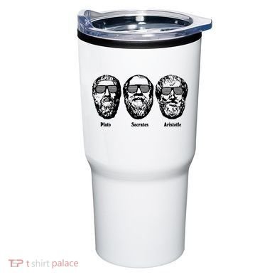 Socrates Aristotle Plato Tumbler