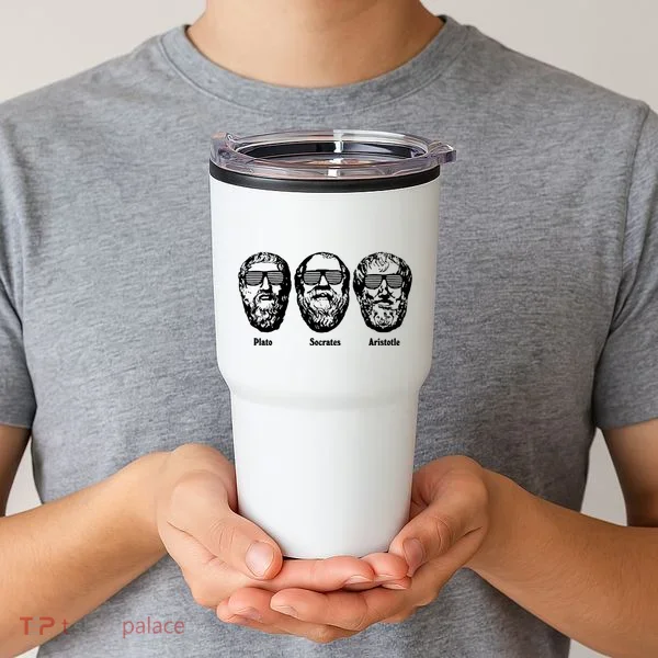 Socrates Aristotle Plato Tumbler