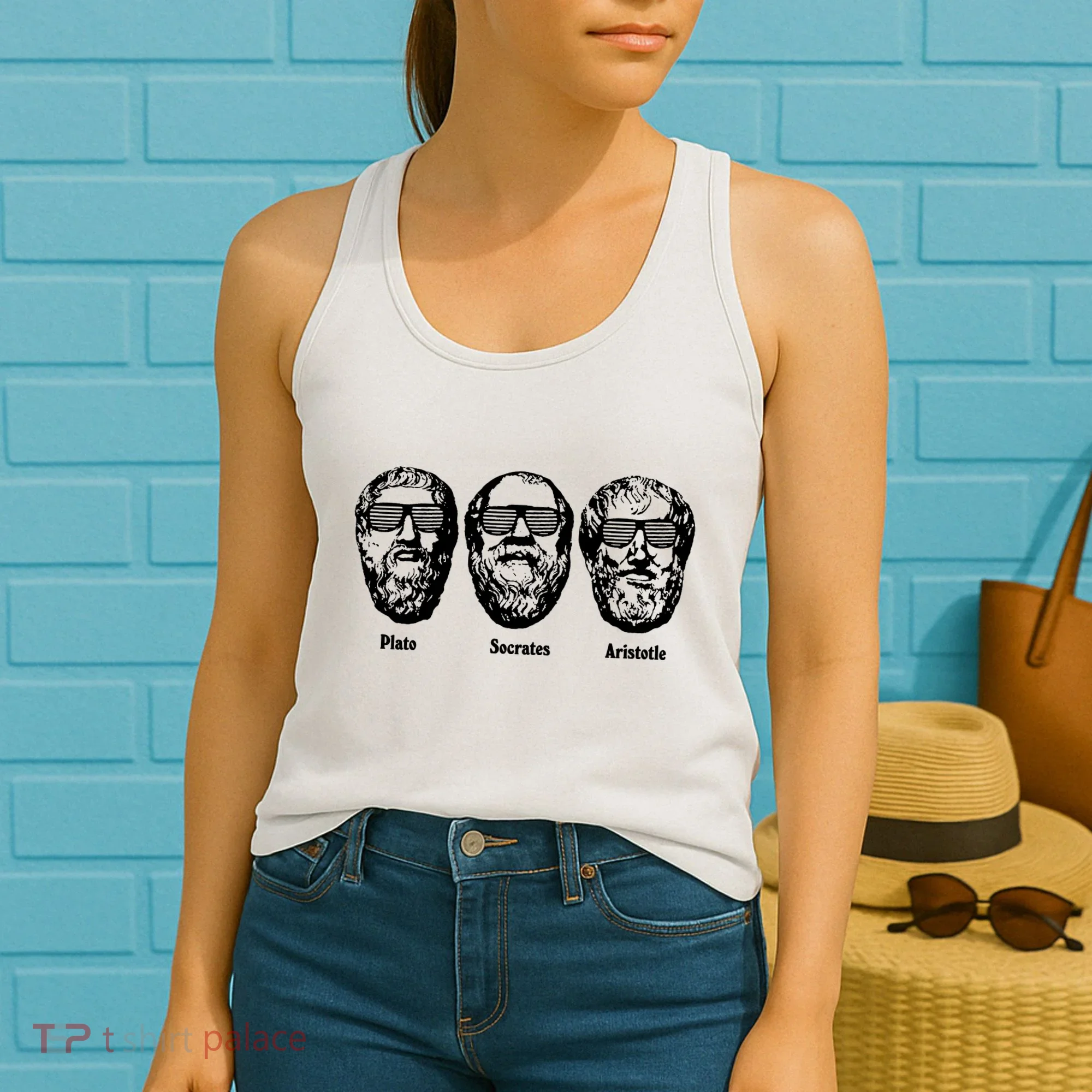 Socrates Aristotle Plato Women's Tank Top