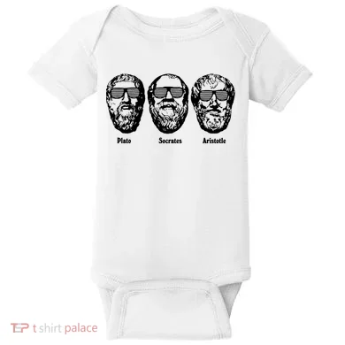 Socrates Aristotle Plato Baby Bodysuit