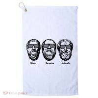 Socrates Aristotle Plato Golf Towel thumb 0