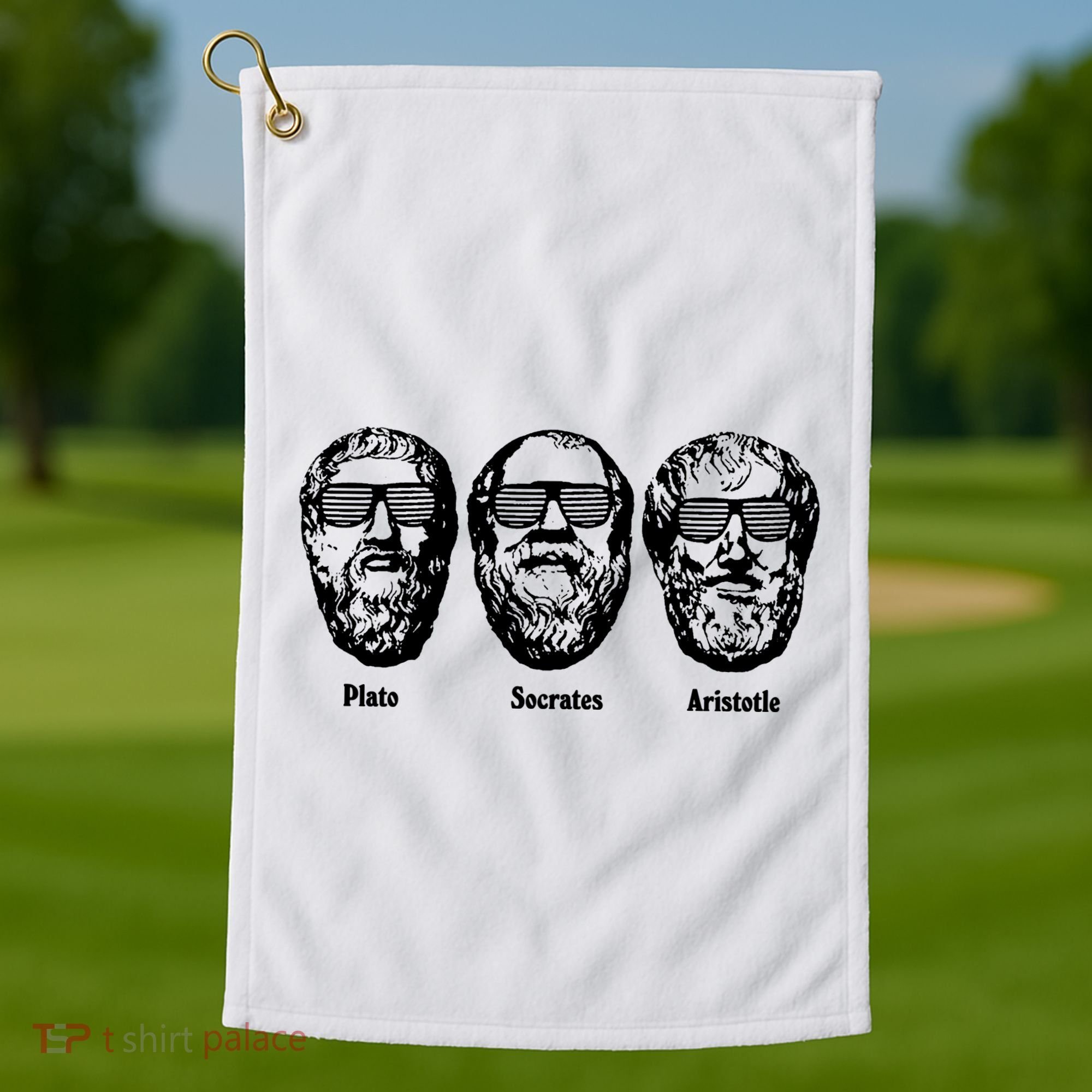 Socrates Aristotle Plato Golf Towel