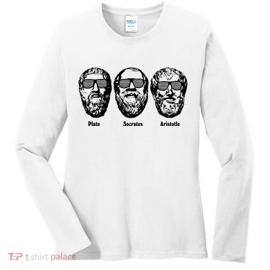 Socrates Aristotle Plato Women's Long Sleeve Shirt