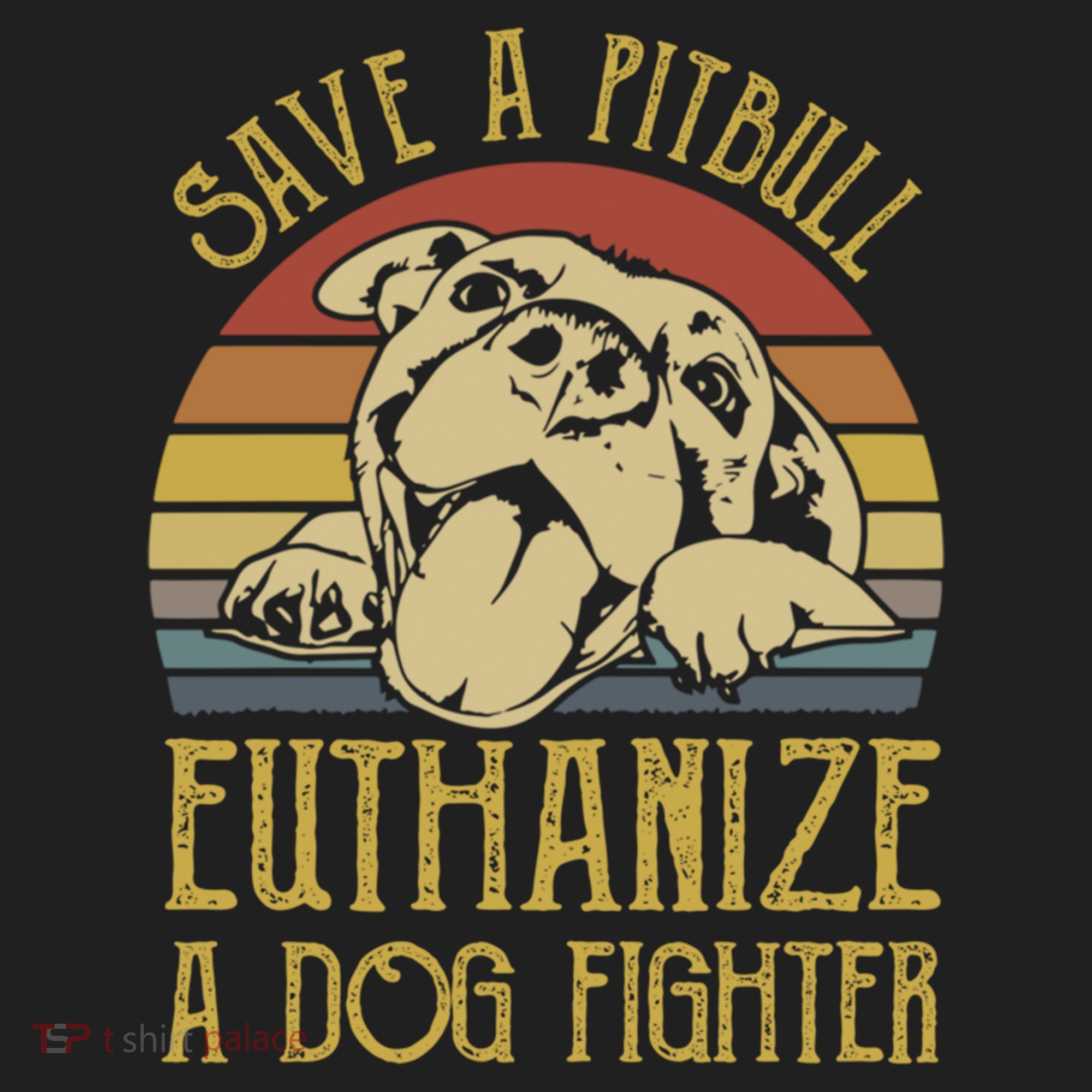 Save A Pitbull Euthanize A Dog Fighter Funny Gift Pitbull Lovers Gift Women's Sweatshirt