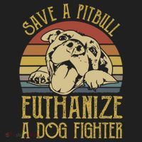 Save A Pitbull Euthanize A Dog Fighter Funny Gift Pitbull Lovers Gift Hat thumb 2