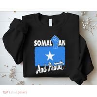 Somalian And Proud Love Somalia With Somalia Flag Fist Sweatshirt thumb 2