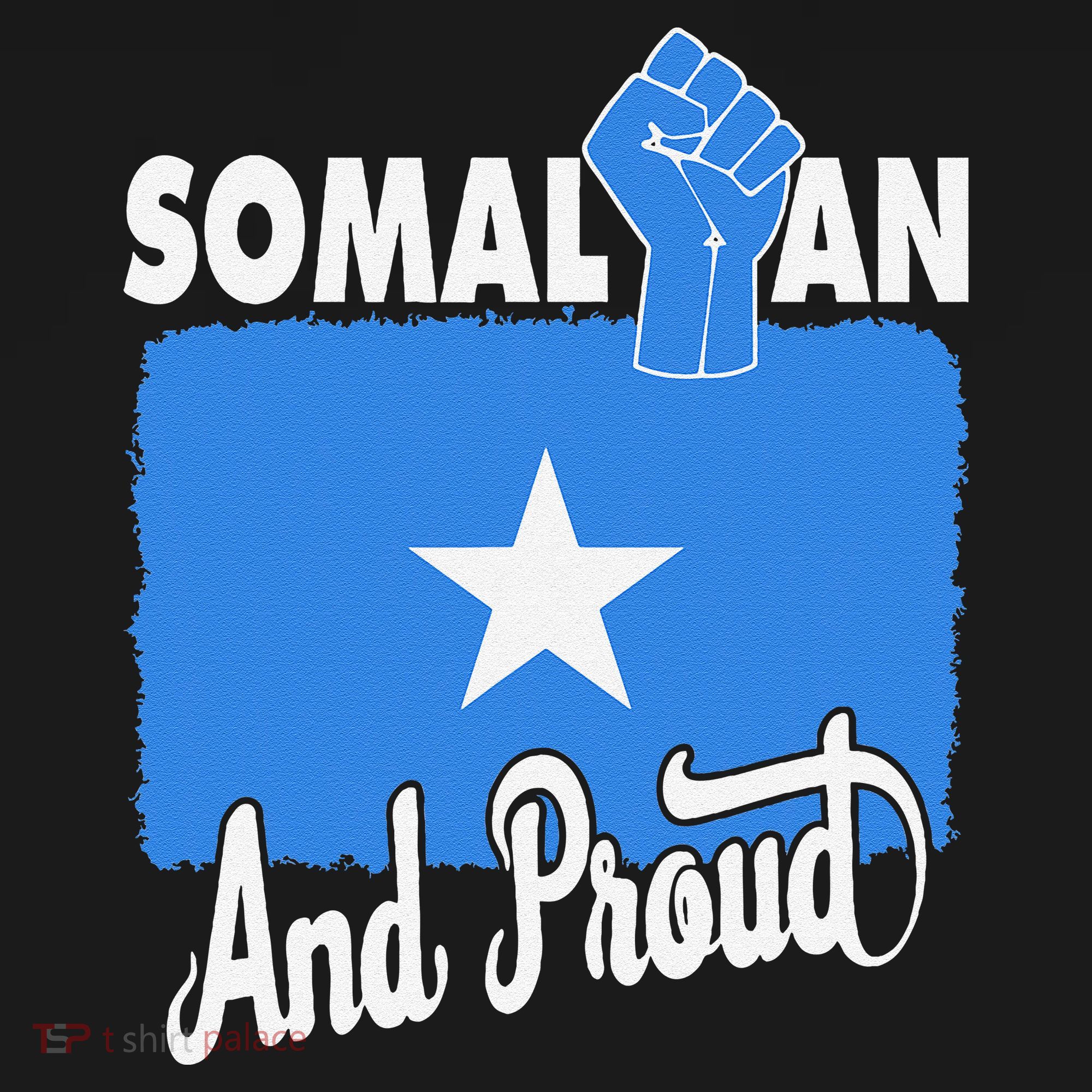 Somalian And Proud Love Somalia With Somalia Flag Fist Mousepad