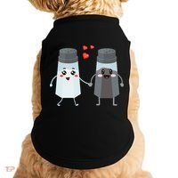 Salt And Pepper Shaker Couple Gift For Chefs And Cooks Doggie Tank thumb 0