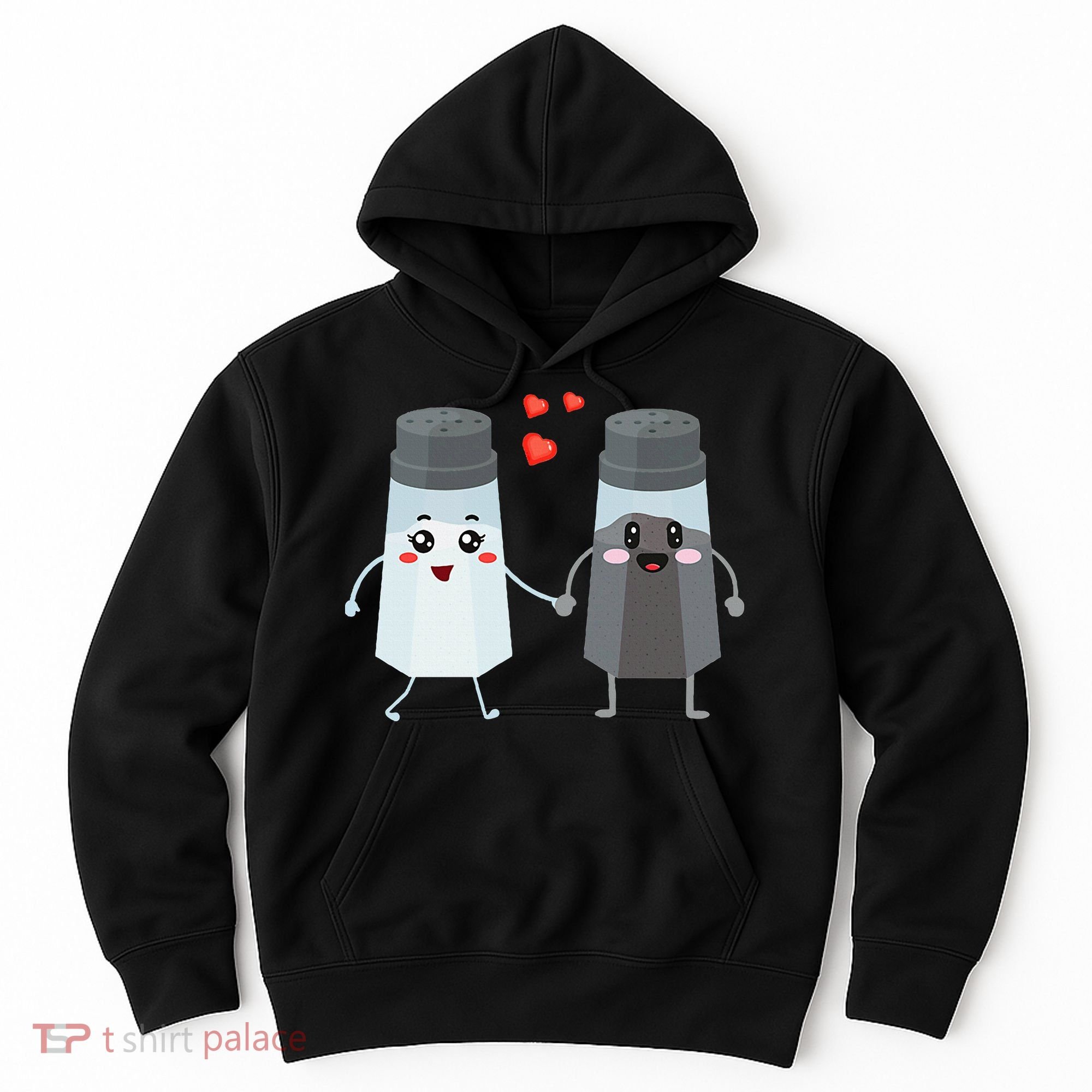 Salt And Pepper Shaker Couple Gift For Chefs And Cooks Hoodie