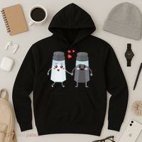 Salt And Pepper Shaker Couple Gift For Chefs And Cooks Hoodie thumb 3