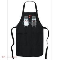 Salt And Pepper Shaker Couple Gift For Chefs And Cooks Apron thumb 0