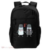 Salt And Pepper Shaker Couple Gift For Chefs And Cooks Backpack thumb 0