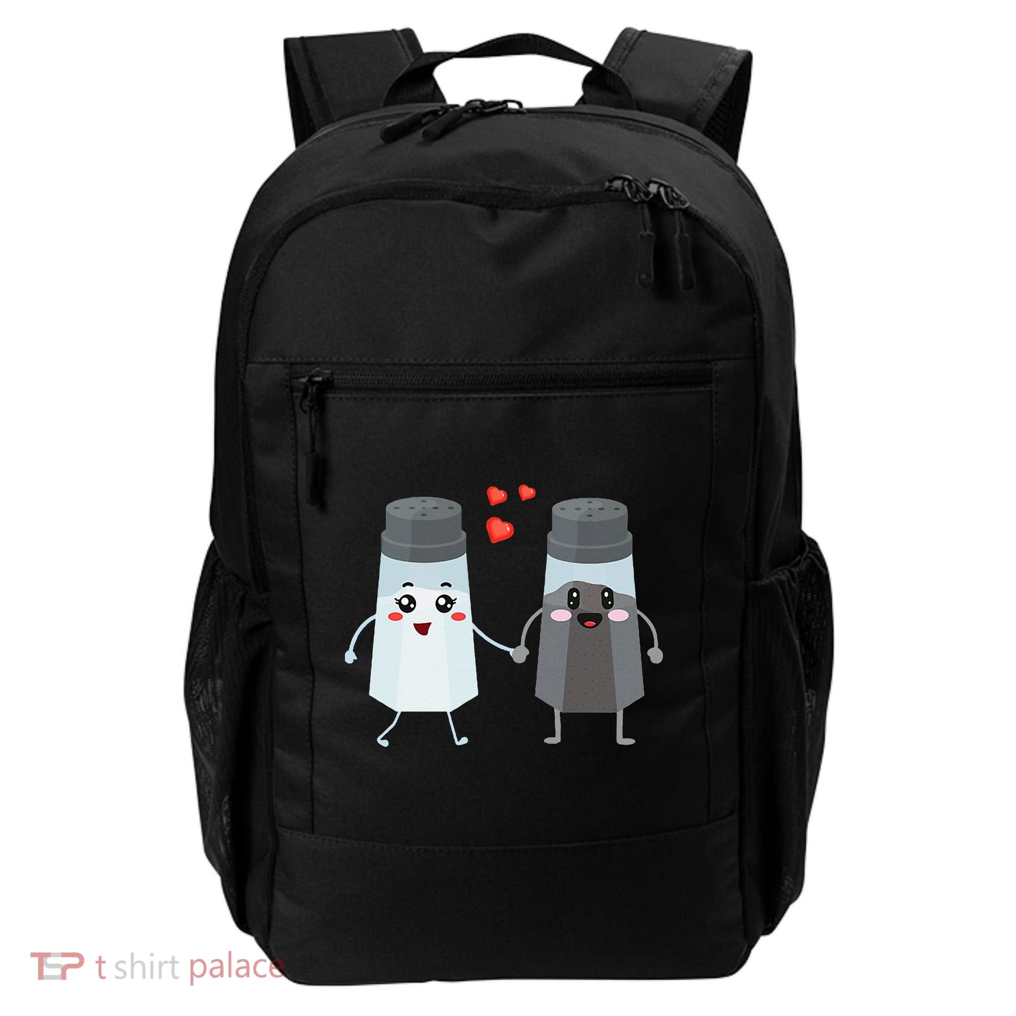 Salt And Pepper Shaker Couple Gift For Chefs And Cooks Backpack