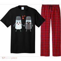 Salt And Pepper Shaker Couple Gift For Chefs And Cooks Pajama Set thumb 0