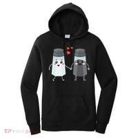Salt And Pepper Shaker Couple Gift For Chefs And Cooks Women's Hoodie thumb 0
