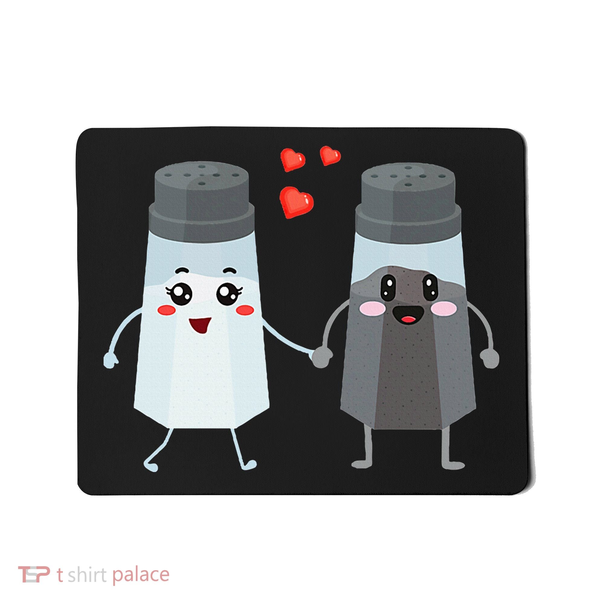 Salt And Pepper Shaker Couple Gift For Chefs And Cooks Mousepad