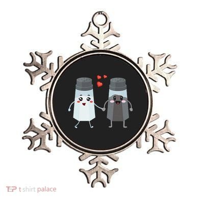 Salt And Pepper Shaker Couple Gift For Chefs And Cooks Ornament
