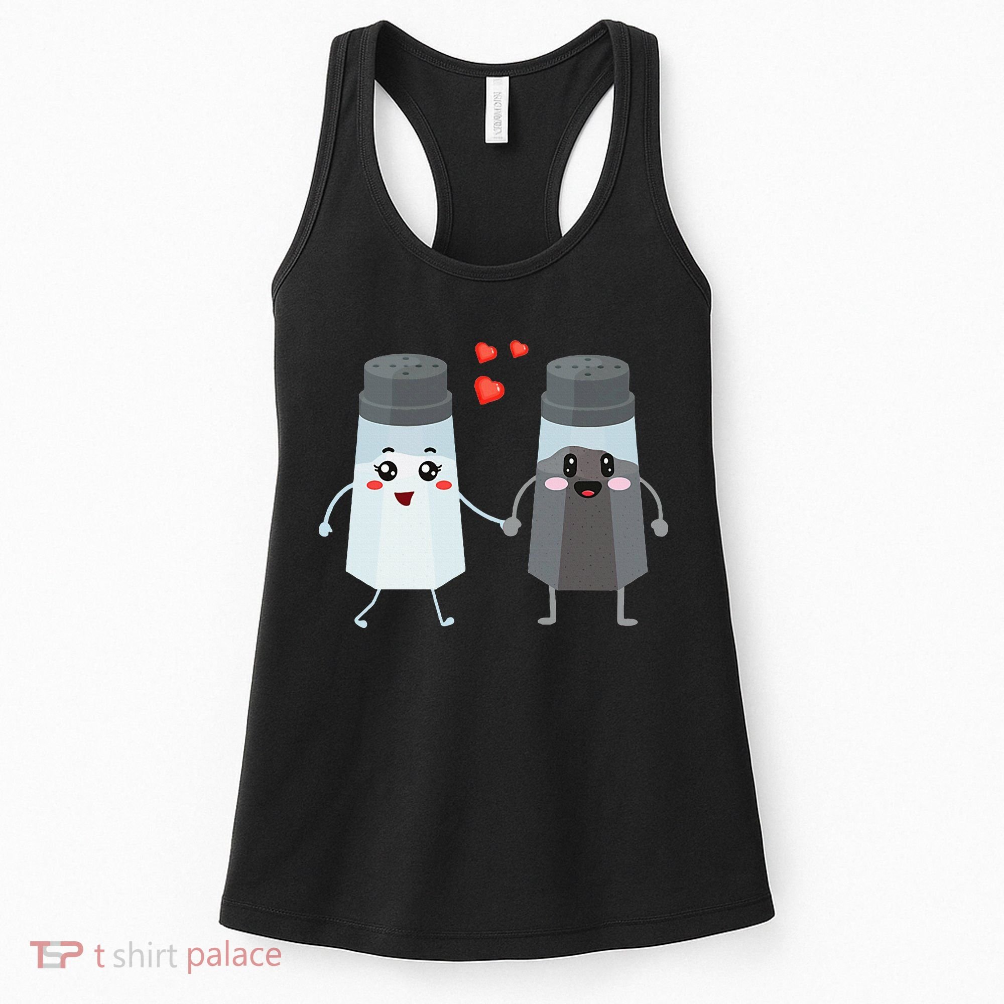 Salt And Pepper Shaker Couple Gift For Chefs And Cooks Women's Tank Top