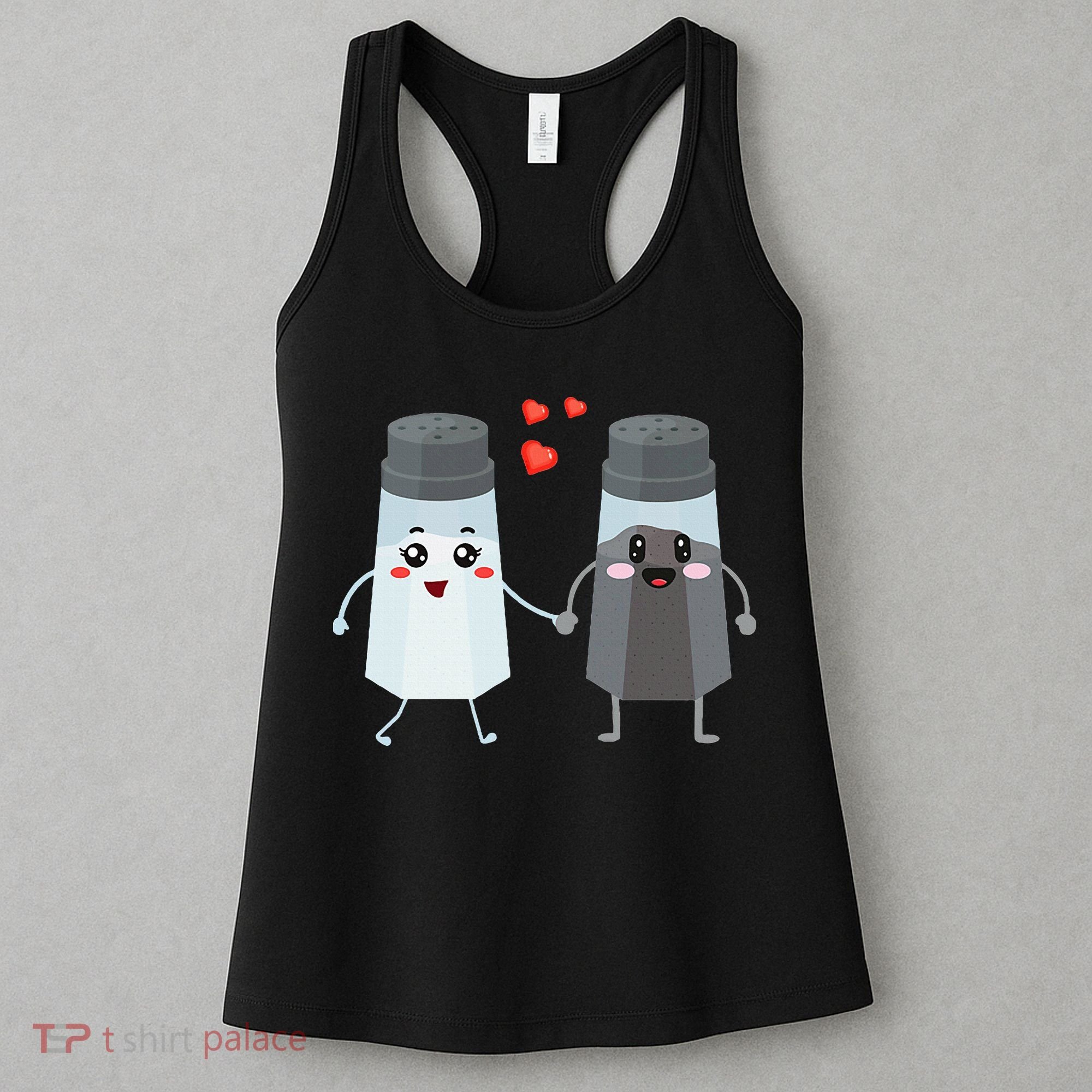 Salt And Pepper Shaker Couple Gift For Chefs And Cooks Women's Tank Top