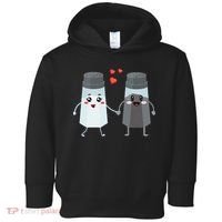 Salt And Pepper Shaker Couple Gift For Chefs And Cooks Toddler Hoodie thumb 0