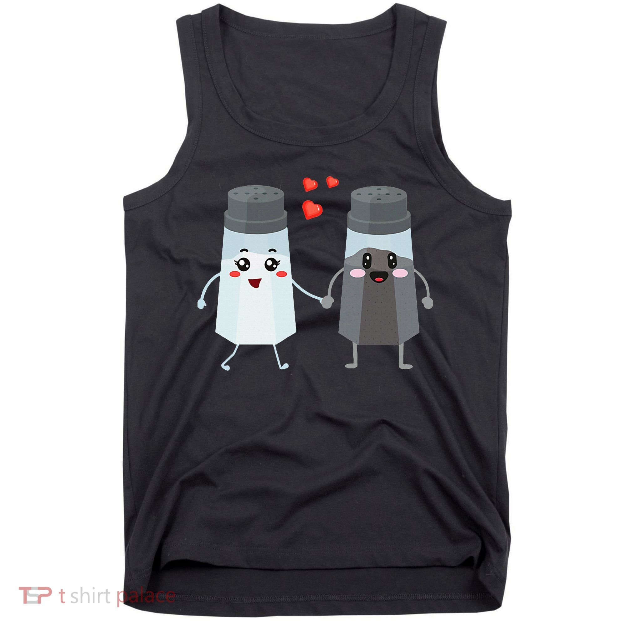 Salt And Pepper Shaker Couple Gift For Chefs And Cooks Tank Top