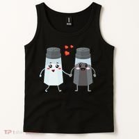 Salt And Pepper Shaker Couple Gift For Chefs And Cooks Tank Top thumb 2