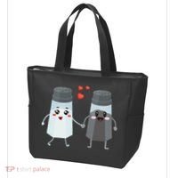 Salt And Pepper Shaker Couple Gift For Chefs And Cooks Tote Bag thumb 3