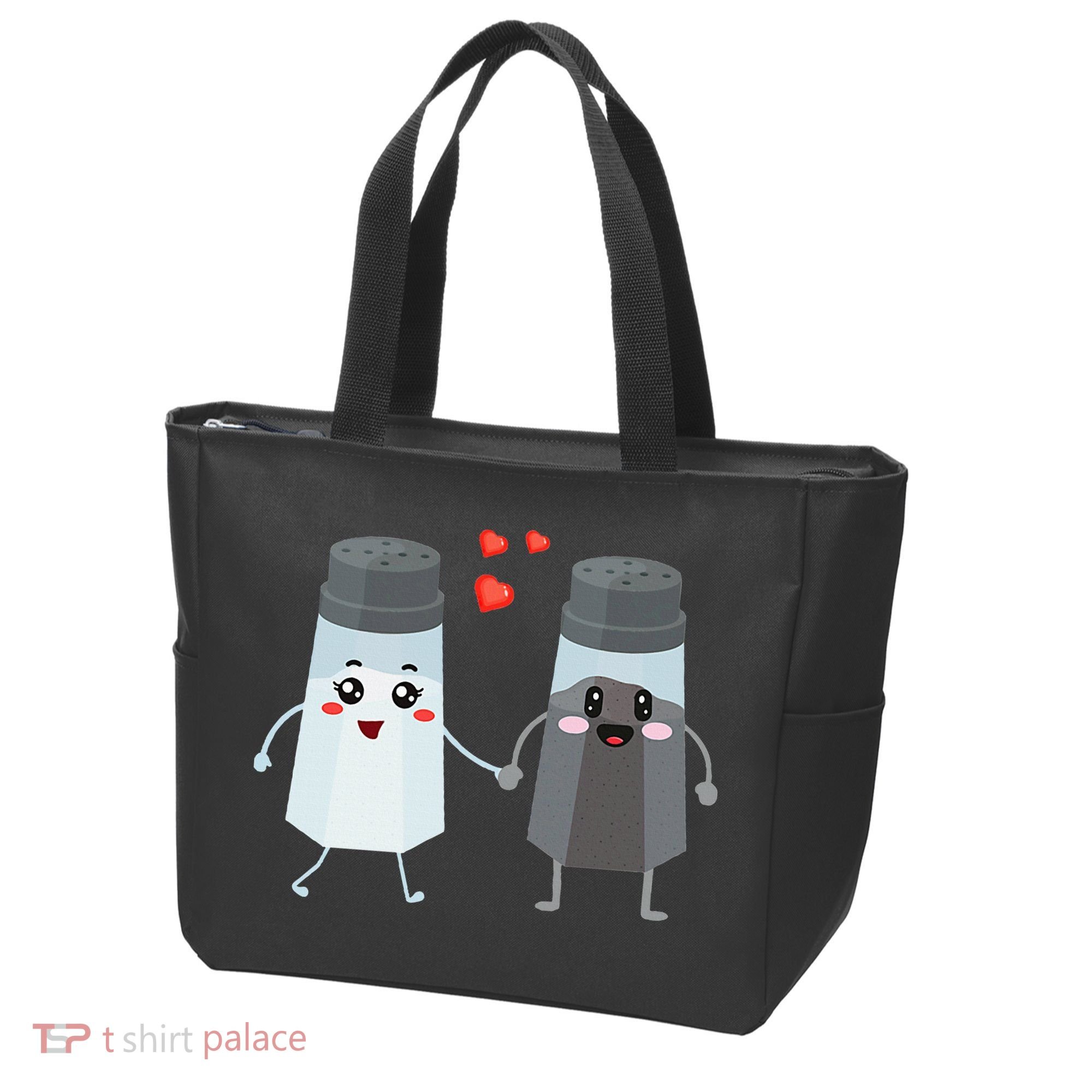 Salt And Pepper Shaker Couple Gift For Chefs And Cooks Tote Bag