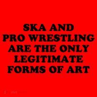 Ska And Pro Wrestling Are The Only Legitimate Forms Of Art Santa Hat thumb 1