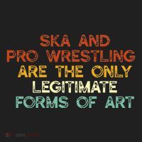 Ska And Pro Wrestling Are The Only Legitimate Forms Of Art Beanie thumb 2