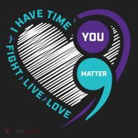 Suicide Awareness Prevention Heart Semi Colon You Matter Great Gift Women's Sweatshirt thumb 2