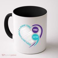 Suicide Awareness Prevention Heart Semi Colon You Matter Great Gift Coffee Mug thumb 0